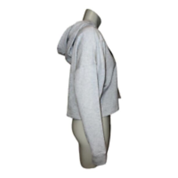 DKNY Sport Women's Gray Rhinestone Logo Cotton Hoodie Extra Large NWT - Picture 4 of 9